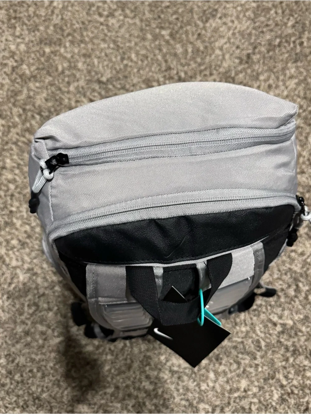Nike Gray and Black Elite Backpack